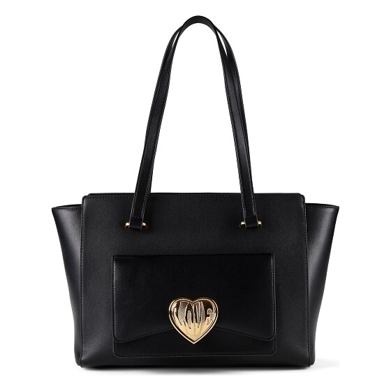 Love Moschino Victory Heart Shopper Tasche Leder 34 cm