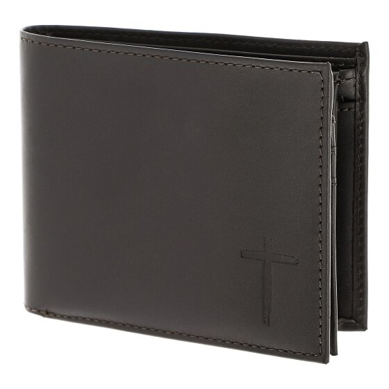 oxmox Leather Geldbörse RFID Schutz Leder 12 cm