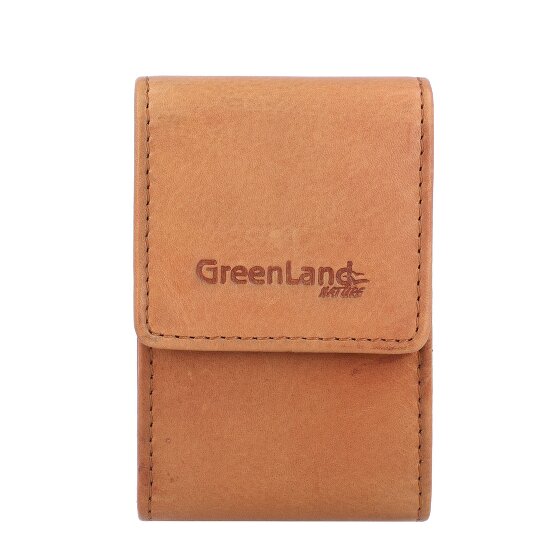 Greenland Nature GreenLand NATURE Kreditkartenetui RFID Schutz Leder 7 cm