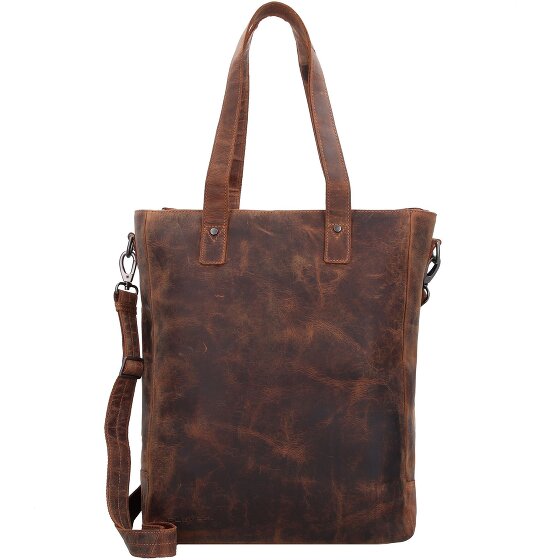 Plevier Retro Jackson Shopper Tasche Leder 31 cm Laptopfach