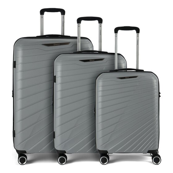 Benzi 5808 4 Rollen Kofferset 3-teilig mit Dehnfalte