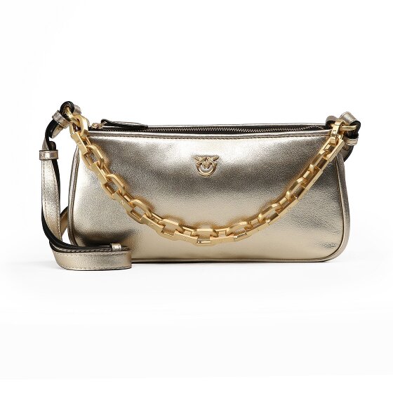 PINKO Half Moon Handtasche Leder 23 cm