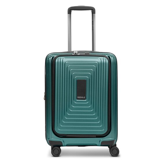 Redolz Essentials 14 4 Rollen Kabinentrolley S 55 cm Laptopfach mit Dehnfalte
