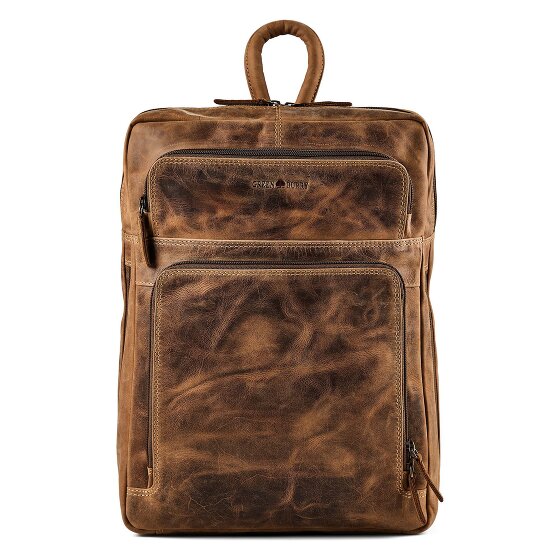 Greenburry Vintage Daypack Leder 44 cm Laptopfach