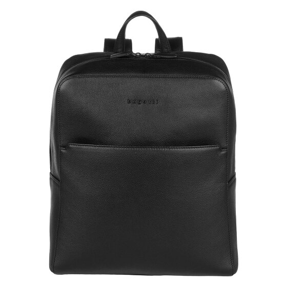 Bugatti Black Daypack Leder 40 cm Laptopfach