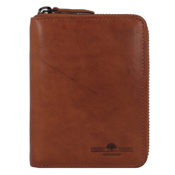 Greenburry Newport Geldbörse RFID Schutz Leder 10 cm