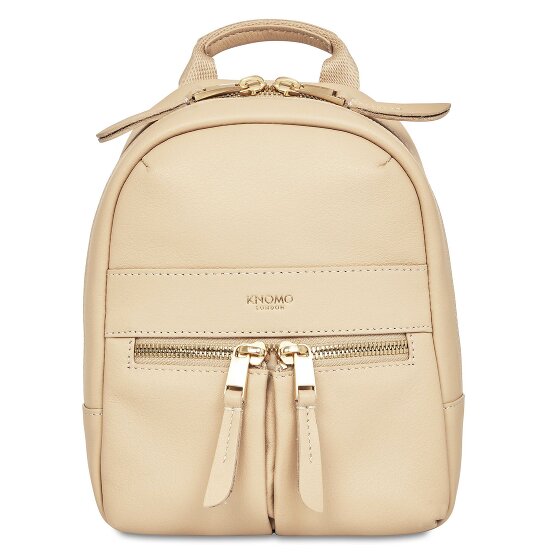 Knomo City Rucksack RFID Schutz Leder 20 cm