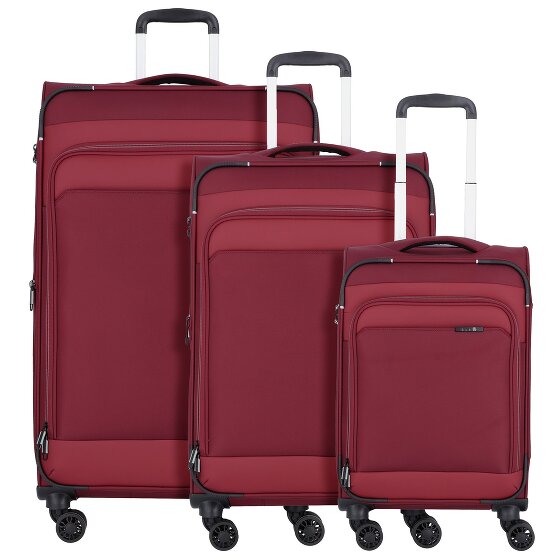 d&n Travel Line 9504 4 Rollen Kofferset 3-teilig mit Dehnfalte