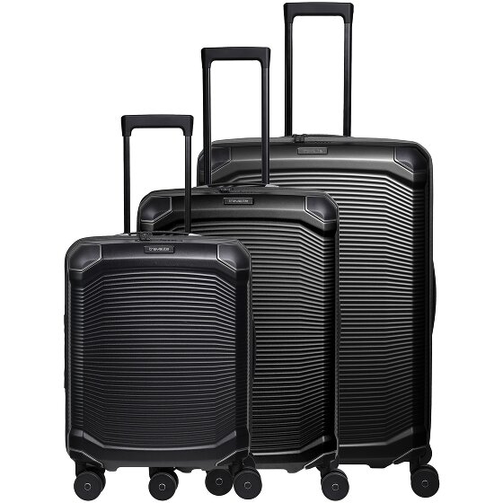 Travelite Millennium 4 Rollen Kofferset 3-teilig mit Dehnfalte