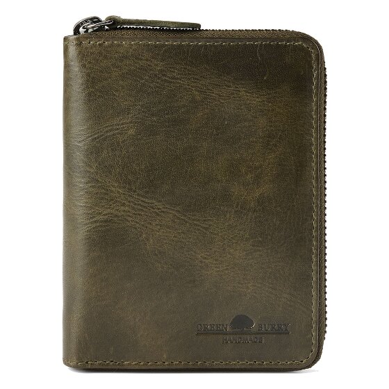 Greenburry Newport Geldbörse RFID Schutz Leder 13 cm