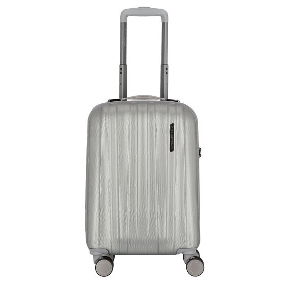 Polestream Moonrock 4 Rollen Kabinentrolley 55 cm mit Dehnfalte