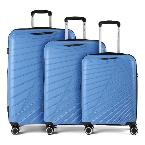 Benzi 5808 4 Rollen Kofferset 3-teilig mit Dehnfalte