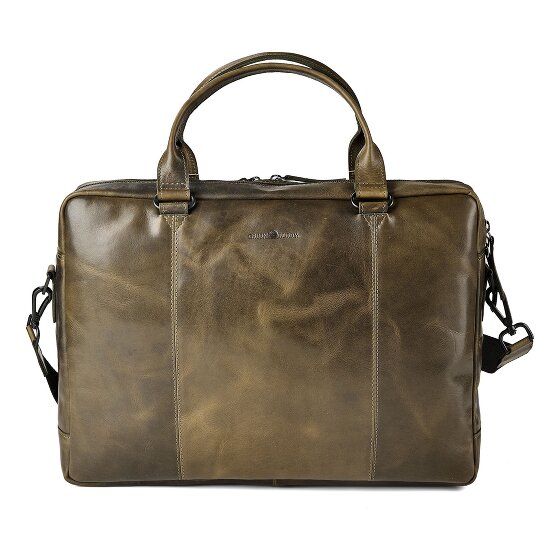 Greenburry Newport Aktentasche Leder 43 cm Laptopfach