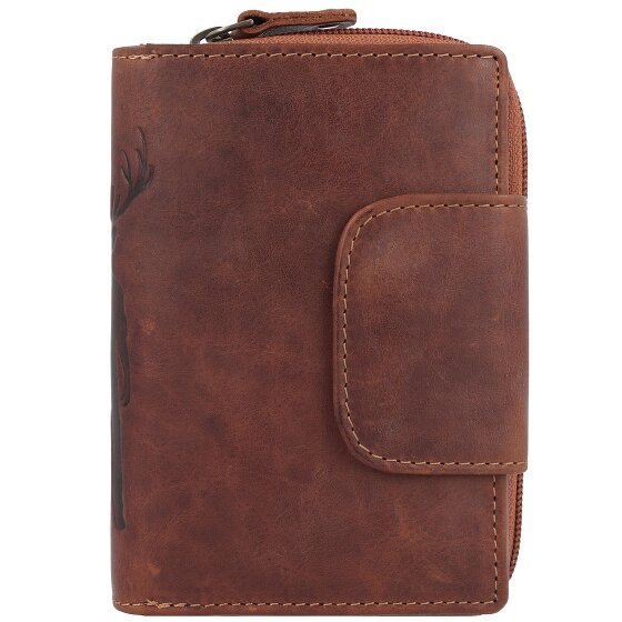 Jack Kinsky Monterey Geldbörse RFID Schutz Leder 10 cm