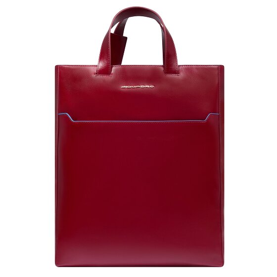 Piquadro Blue Square Schultertasche RFID Schutz Leder 30 cm Laptopfach