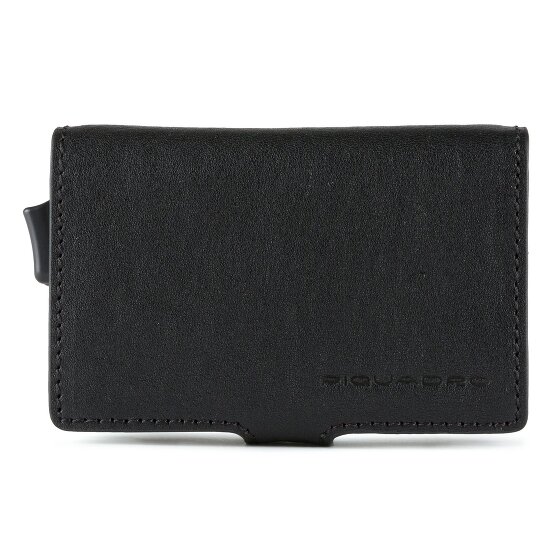 Piquadro Blue Square Kreditkartenetui RFID Schutz Leder 7 cm