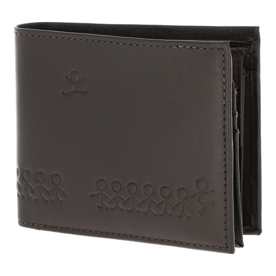 oxmox Leather Geldbörse RFID Schutz Leder 10 cm