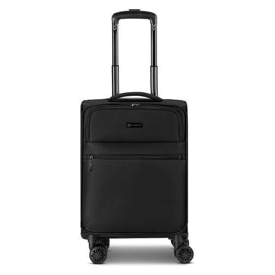 Bugatti Valencia Soft 4 Rollen Kabinentrolley S 55 cm mit Dehnfalte