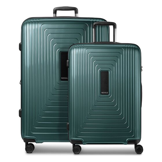 Redolz Essentials 14 4-Rollen Kofferset M+L mit Dehnfalte