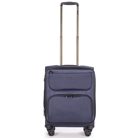 Stratic Bendigo Light + 4 Rollen Kabinentrolley 54 cm mit Dehnfalte