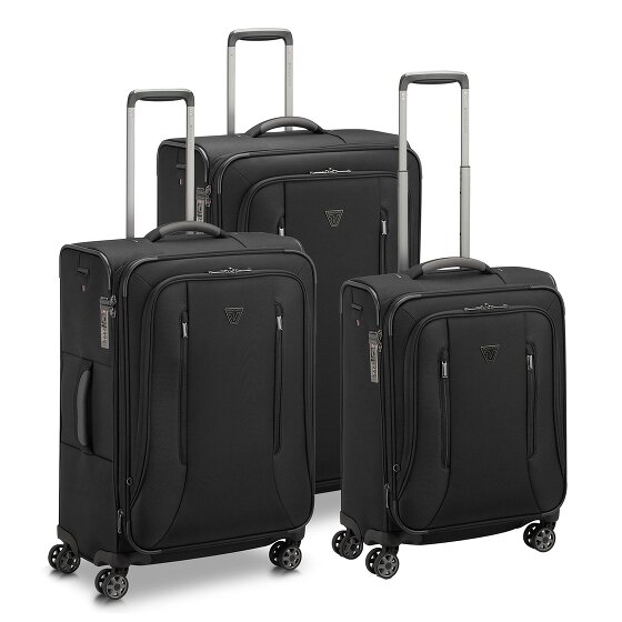 Roncato City 3.0 4 Rollen Kofferset 3-teilig mit Dehnfalte