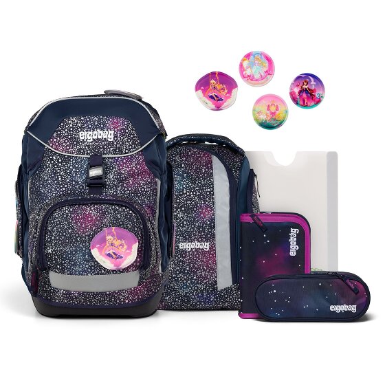 Ergobag Pack Schulranzen-Set 6tlg. inkl. Klettie-Set