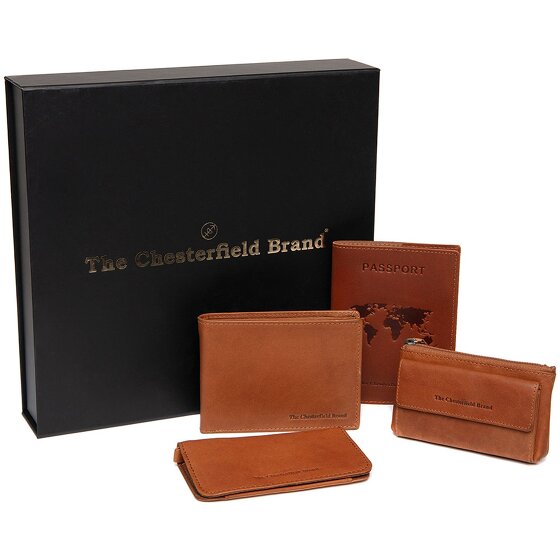 The Chesterfield Brand Geldbörse Geschenkset 4-teilig  Leder 12 cm