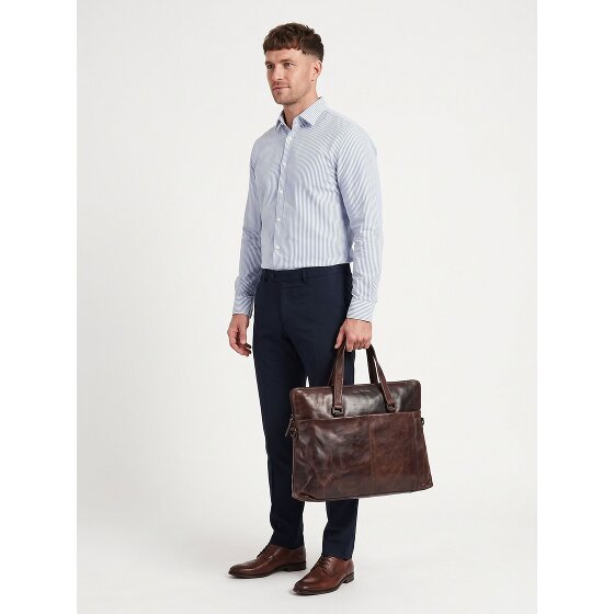 Greenburry Newport Aktentasche Leder 39 cm Laptopfach