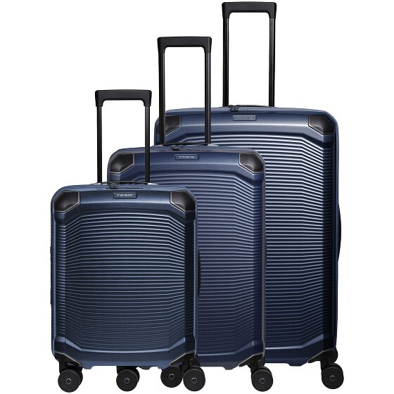 Travelite Millennium 4 Rollen Kofferset 3-teilig mit Dehnfalte