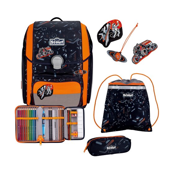 Scout Genius Schulranzen-Set 4-teilig