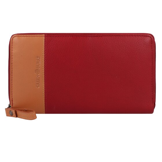 Greenburry Nappa Geldbörse RFID Schutz Leder 19.5 cm
