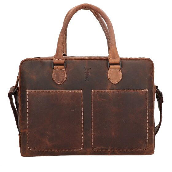 Jack Kinsky Baltimore 7 Aktentasche Leder 39 cm