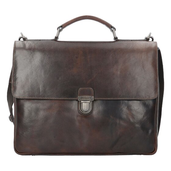 Leonhard Heyden Roma Aktentasche Leder 39 cm Laptopfach