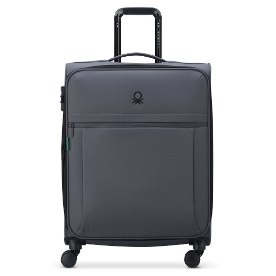 Delsey Paris x United Colors of Benetton BE 4-Rollen Trolley 65 cm mit Dehnfalte