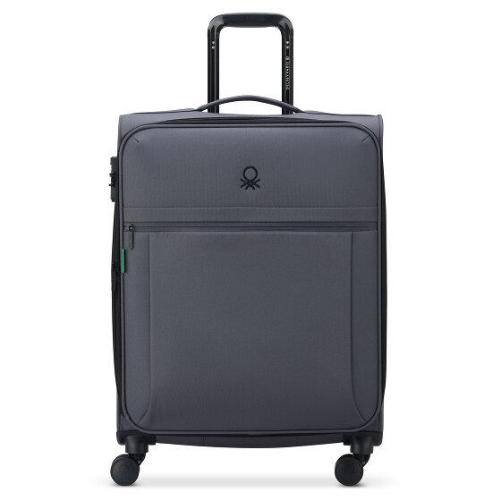 Delsey Paris x United Colors of Benetton BE 4-Rollen Trolley 65 cm mit Dehnfalte