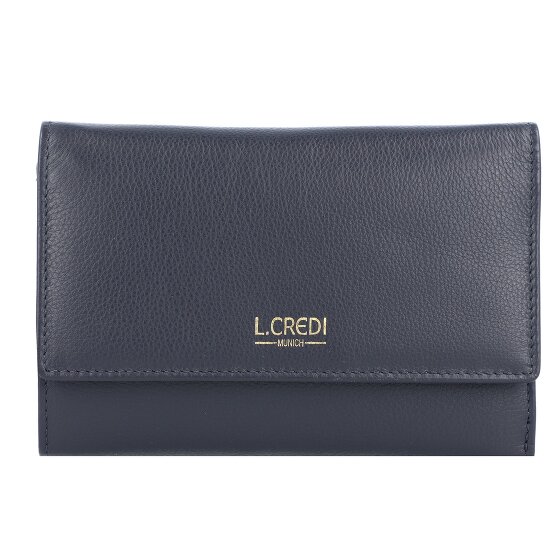 L.Credi Evelyn Geldbörse RFID Schutz Leder 14.5 cm