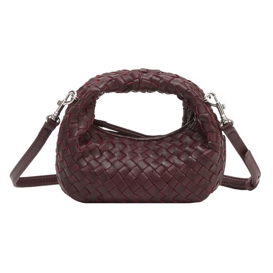 LES VISIONNAIRES Greta Micro weave Handtasche Leder 20 cm