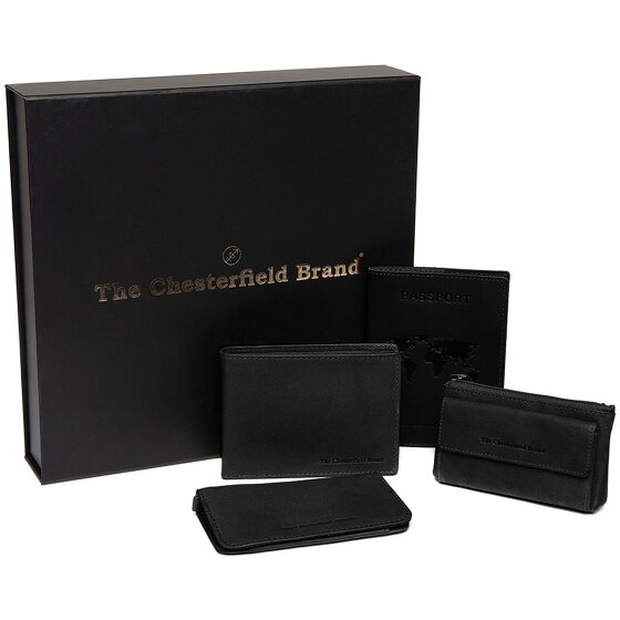 The Chesterfield Brand Geldbörse Geschenkset 4-teilig  Leder 12 cm