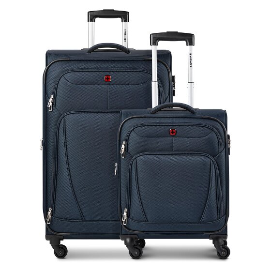Wenger Beaumont 4-Rollen Kofferset S+L mit Dehnfalte