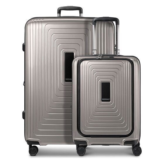 Redolz Essentials 14 4-Rollen Kofferset 2 tlg. Laptopfach mit Dehnfalte