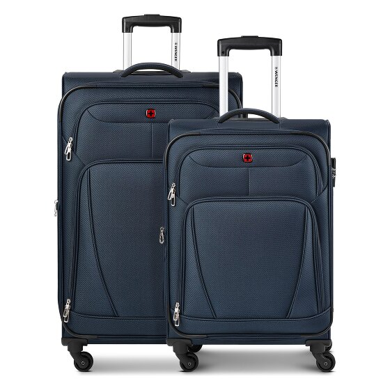Wenger Beaumont 4-Rollen Kofferset M+L mit Dehnfalte