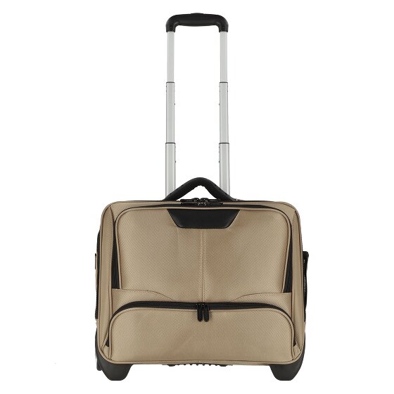 Dermata 2 Rollen Businesstrolley 41 cm Laptopfach