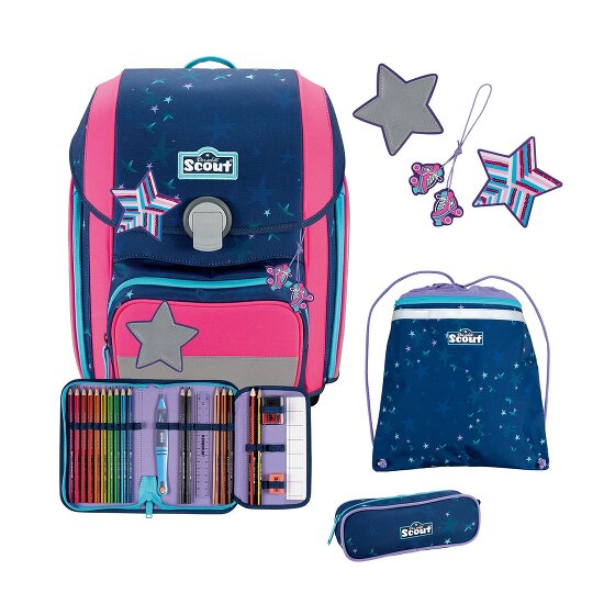 Scout Genius Schulranzen-Set 4-teilig