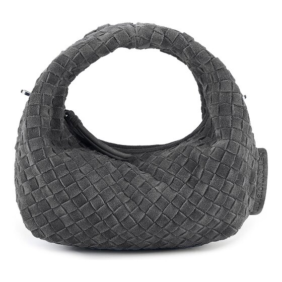 LES VISIONNAIRES Greta Micro weave Handtasche Leder 20 cm