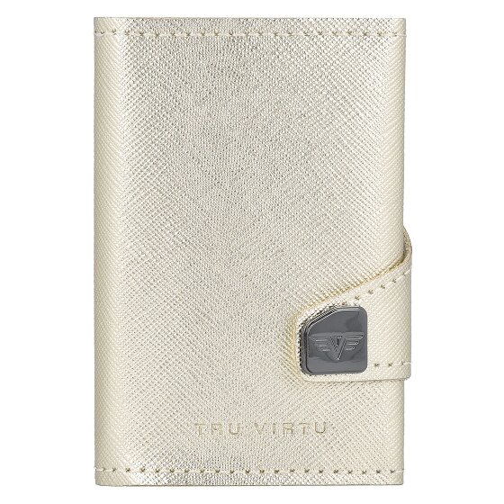 Tru Virtu Click & Slide Kreditkartenetui Geldbörse RFID Leder 6,5 cm