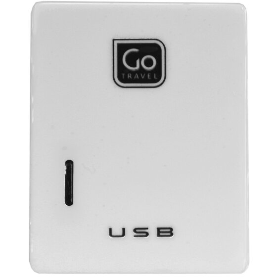 Go Travel Doppel-USB-Ladegerät für Micro-USB + Apple Geräte USA