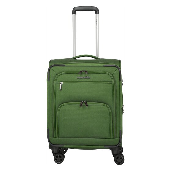 Travelite Cubis 4 Rollen Kabinentrolley S 55 cm mit Dehnfalte