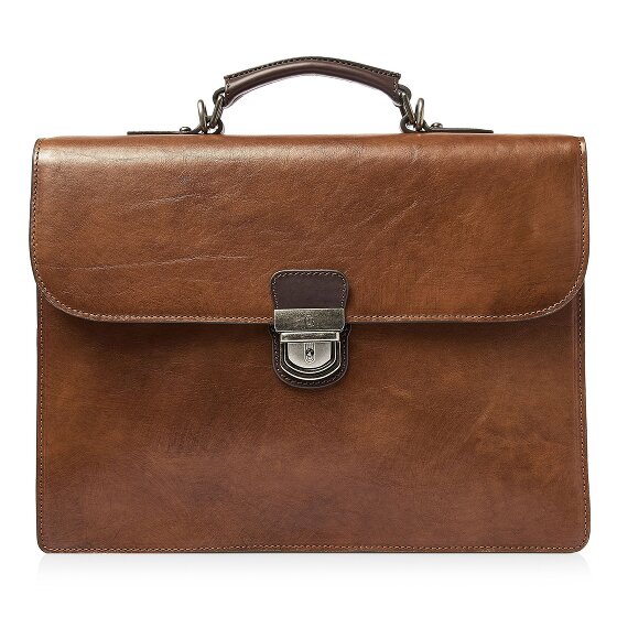 Castelijn & Beerens Rien Aktentasche RFID Schutz Leder 39.5 cm Laptopfach