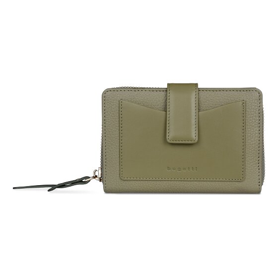 Bugatti Viola Geldbörse RFID Schutz Leder 14 cm