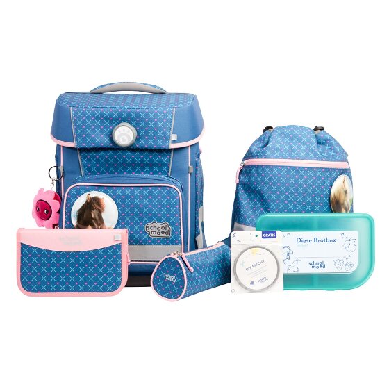 School-Mood Champion Maxx Pro Mila Schulranzen-Set 7-teilig